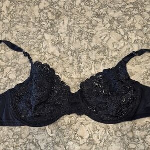 Liz Claiborne style 4409 size 38C Elegant Black Lace Bra